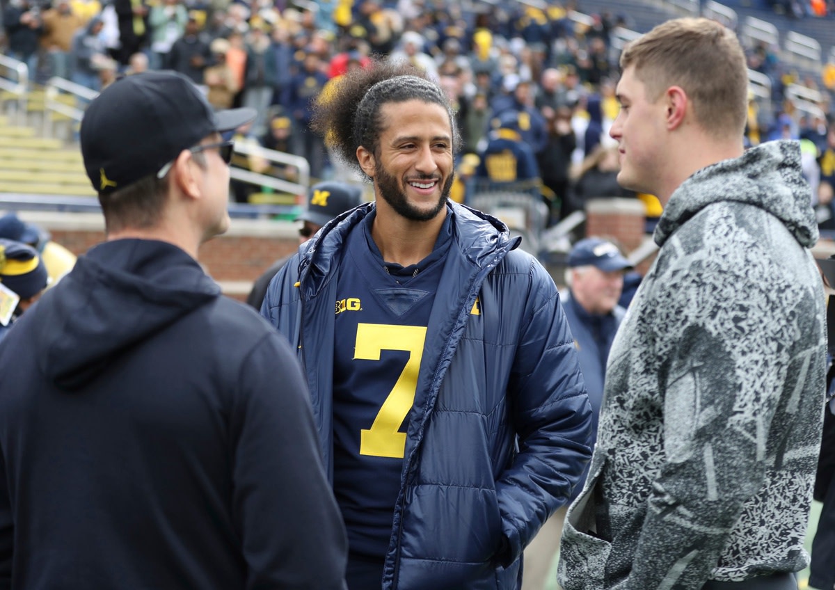 Colin Kaepernick to serve as honorary captain for Michigan football