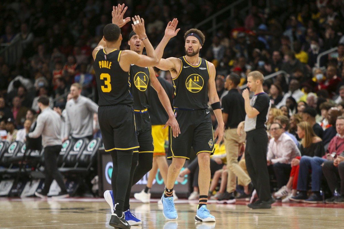 Jordan Poole Recalls Embrace with Klay Thompson After Win Against Jazz ...