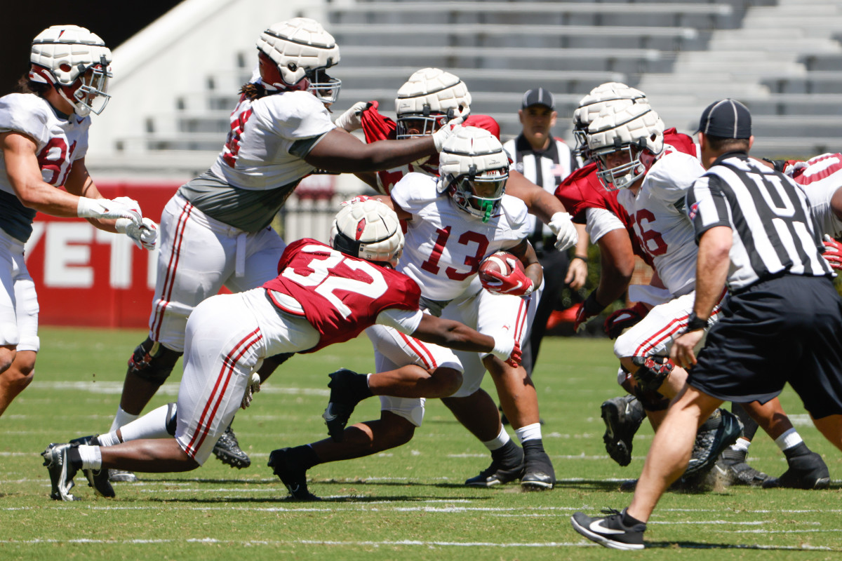 Jahmyr Gibbs, Alabama scrimmage 4/9/22