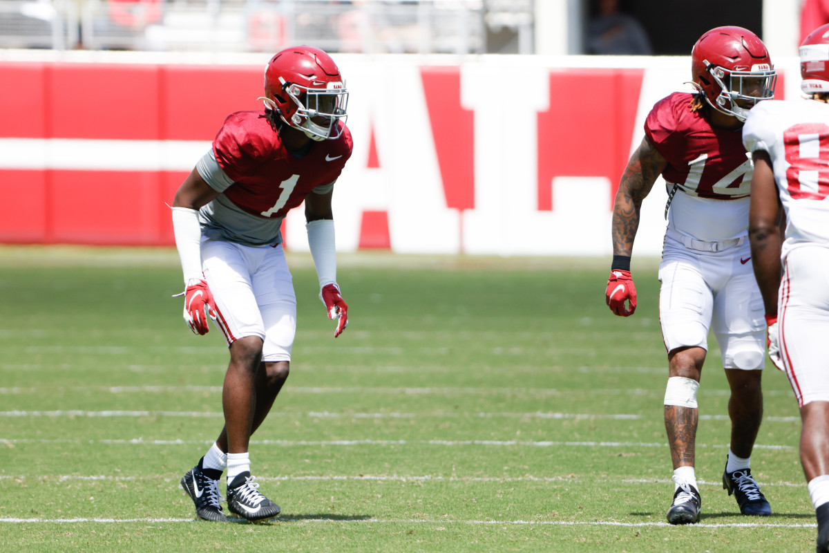 Kool-Aid McKinstry and Brian Branch, Alabama scrimmage 4/9/22