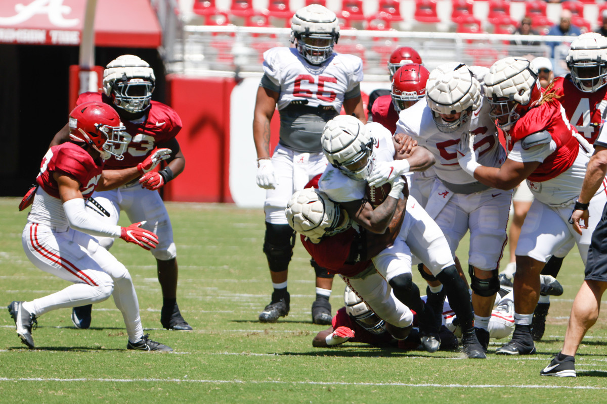 Trey Sanders, Alabama scrimmage 4/9/22