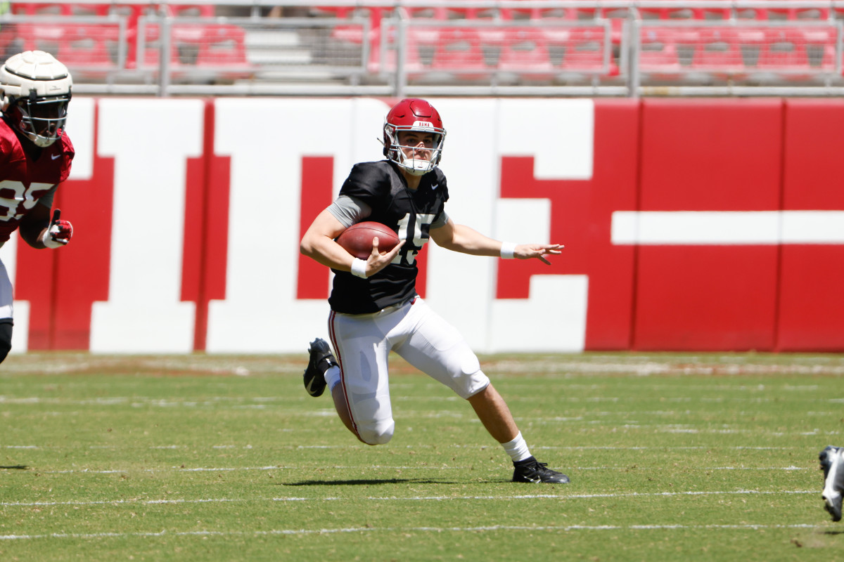 Ty Simpson, Alabama scrimmage 4/9/22