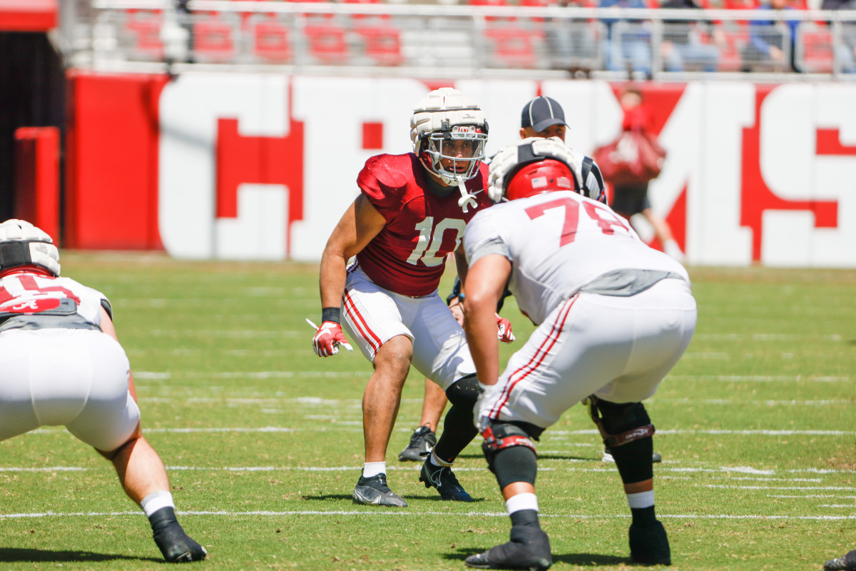 Henry To'oTo'o, Alabama scrimmage 4/9/22