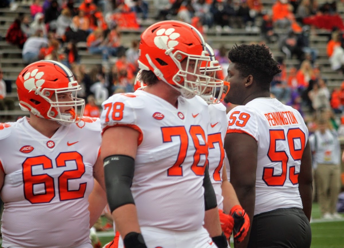 Clemson Tigers' Freshman OL Blake Miller Inching Closer Towards Earning ...