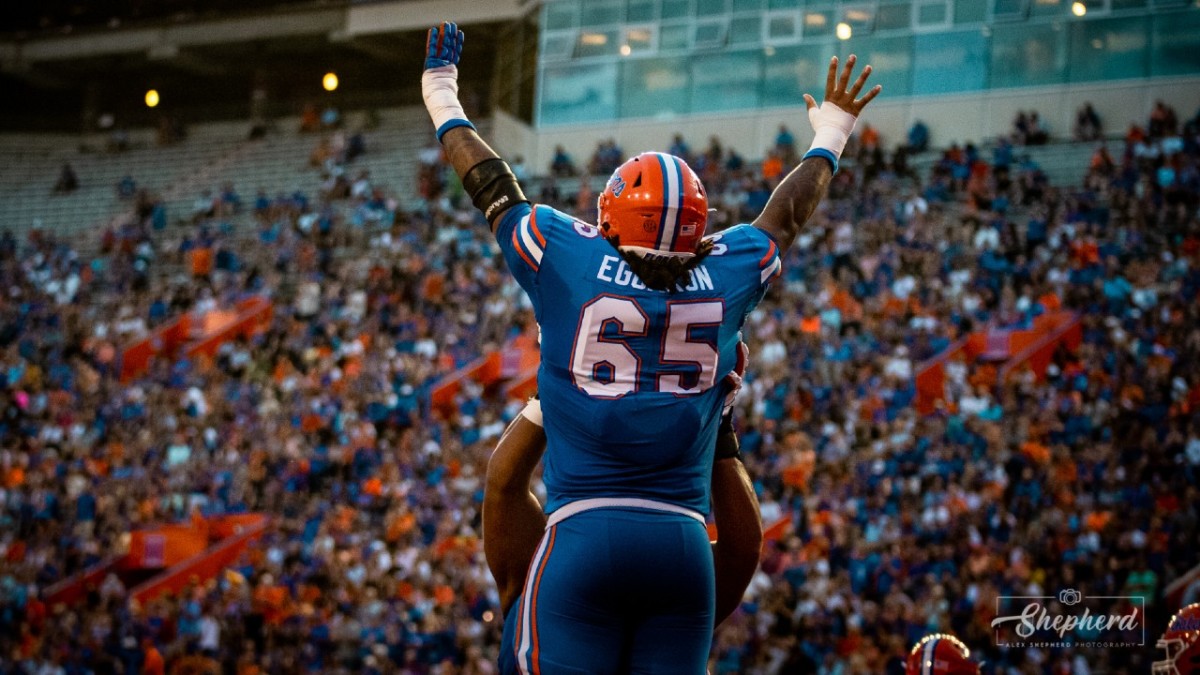 Florida Gators center Kingsley Eguakun