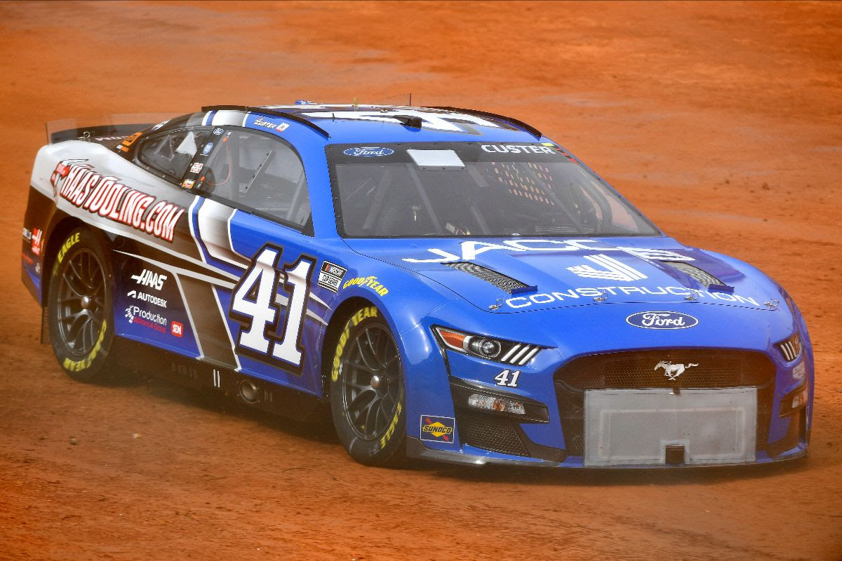 Cole Custer grabs the pole for Sunday's Food City Dirt Race at Bristol Motor Speedway. Photo courtesy Bristol Motor Speedway.