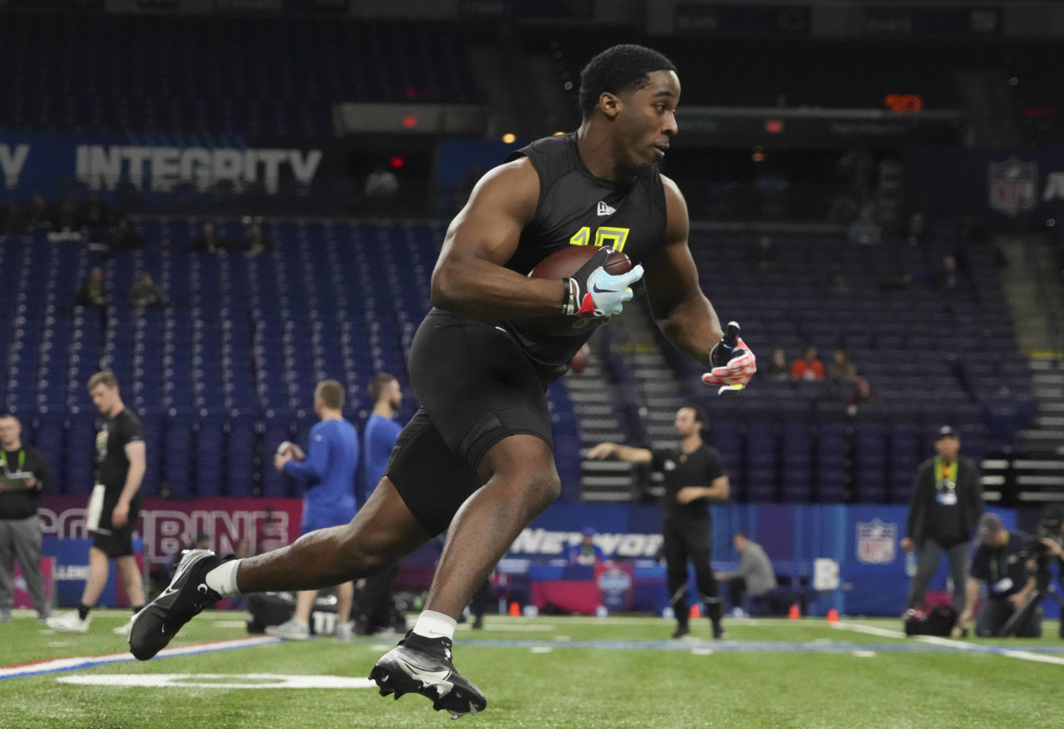 Breece Hall 40 Yard Dash at the Combine 