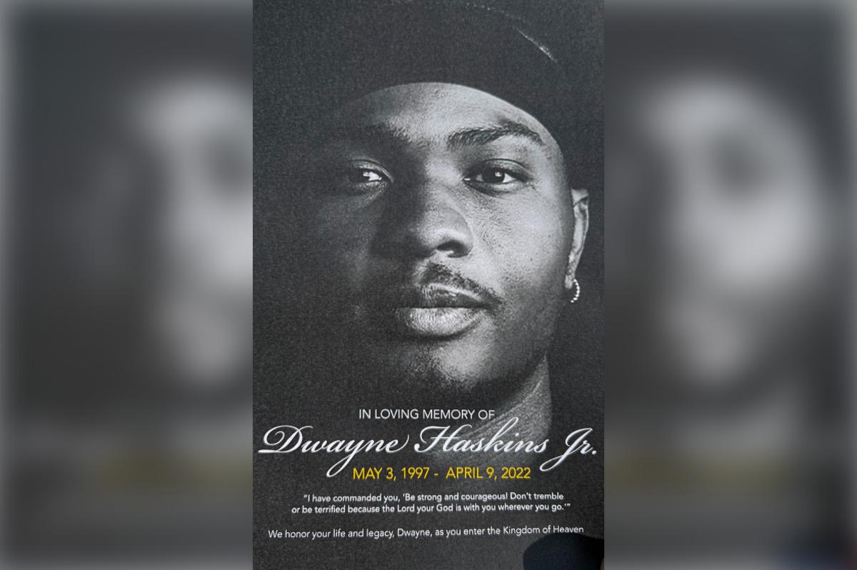 Former teammates, coaches honor Haskins at emotional service