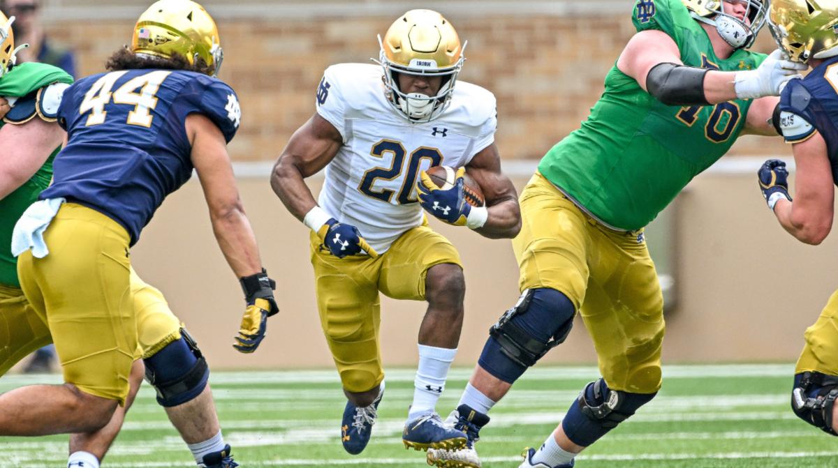 Gold Beats Blue 1310 In Notre Dame Spring Game Sports Illustrated