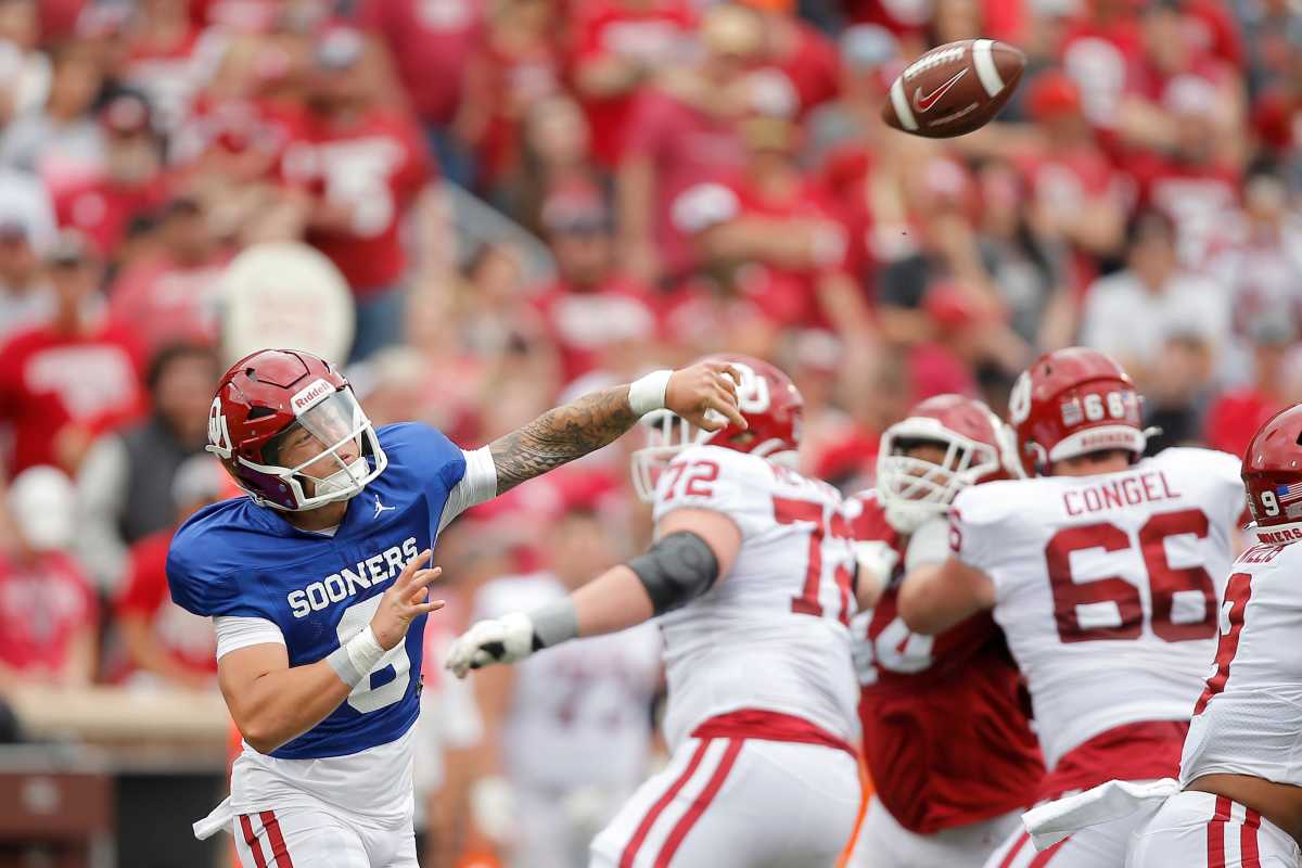 Dillon Gabriel supported by family during OU's win over SMU, Sports