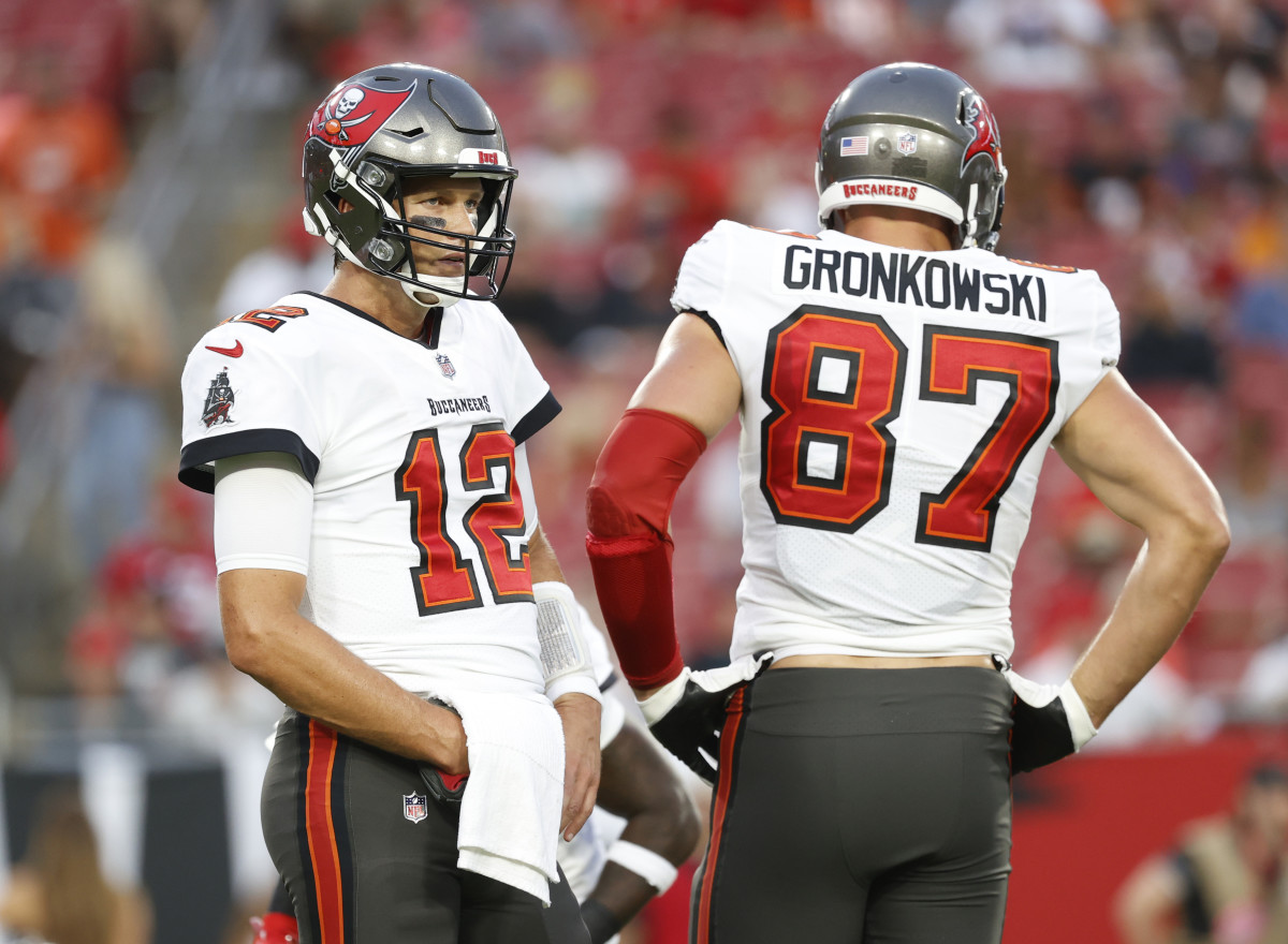 Tom Brady & Rob Gronkowski Tampa Bay Buccaneers Fanatics