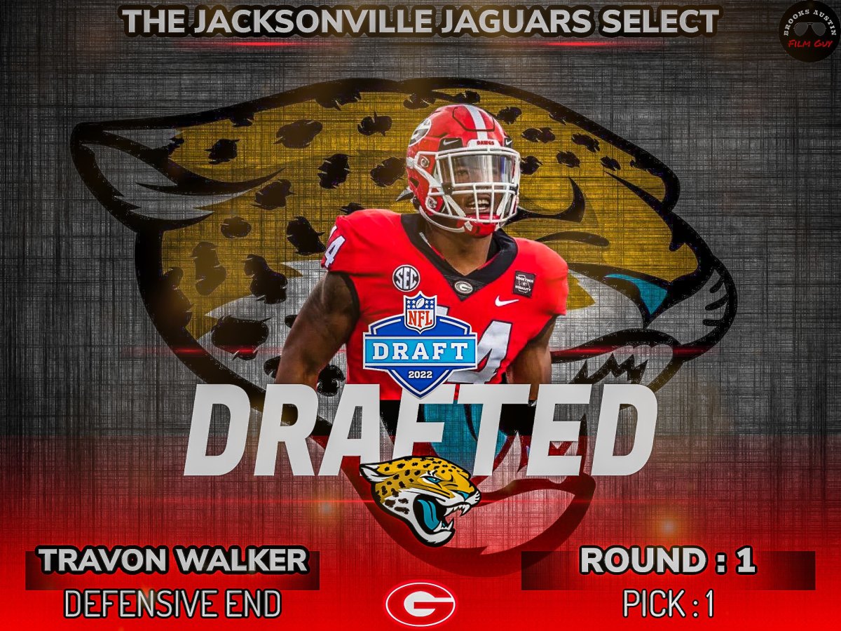 Georgia Football Travon Walker Goes No. 1 Overall in the NFL Draft to  Jacksonville Jaguars - Sports Illustrated Georgia Bulldogs News, Analysis  and More