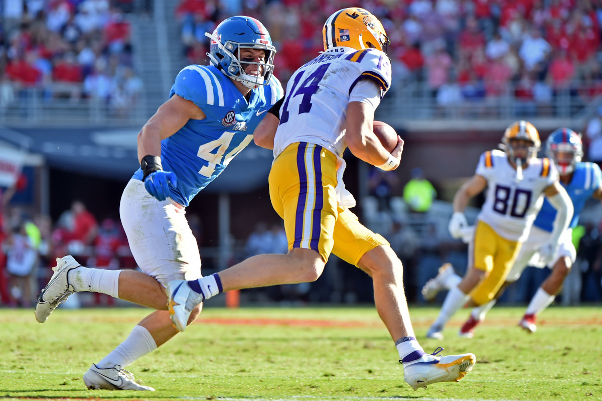 Tennessee Titans select Ole Miss' Chance Campbell in 2022 NFL Draft