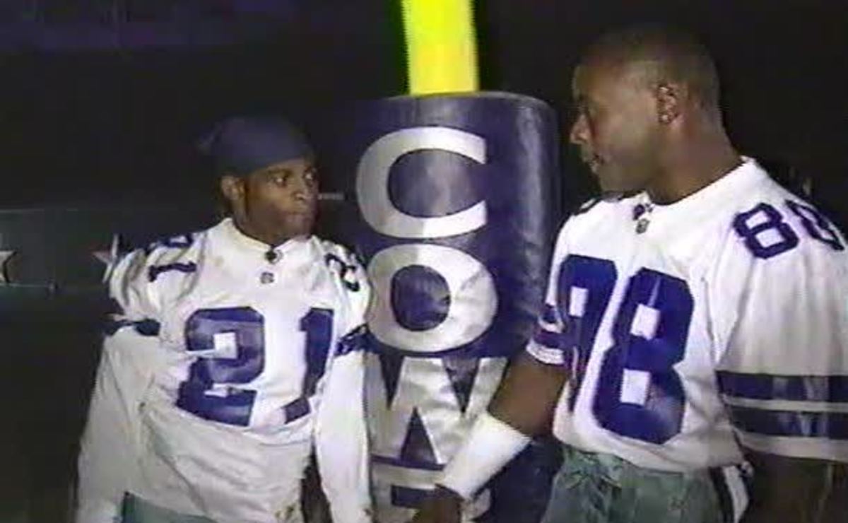 Deion Sanders and Michael Irvin of the Cowboys