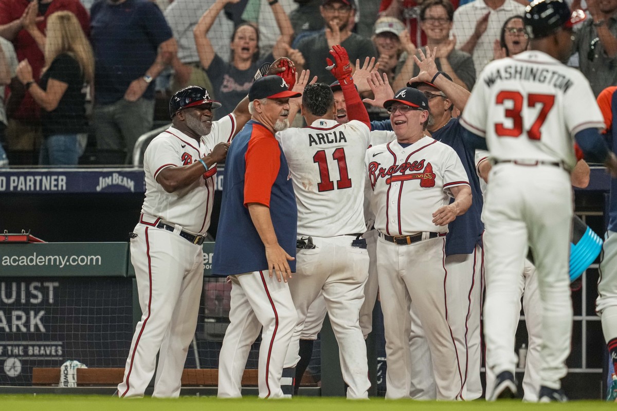 Arcia sends crowd into frenzy with walk off single for Braves