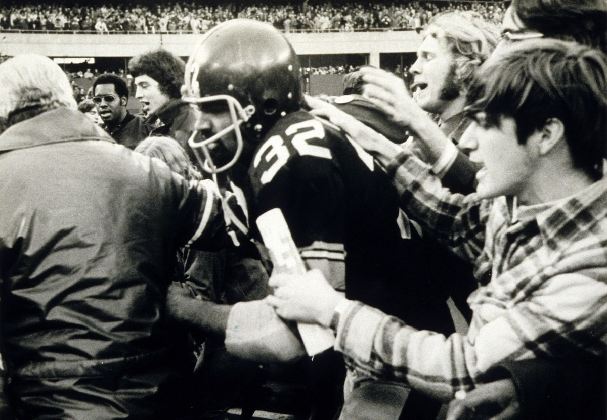 NFL on X: The @steelers are throwing it back to 1972 on Saturday night  with patches in honor of the 50th anniversary of the Immaculate Reception!   / X