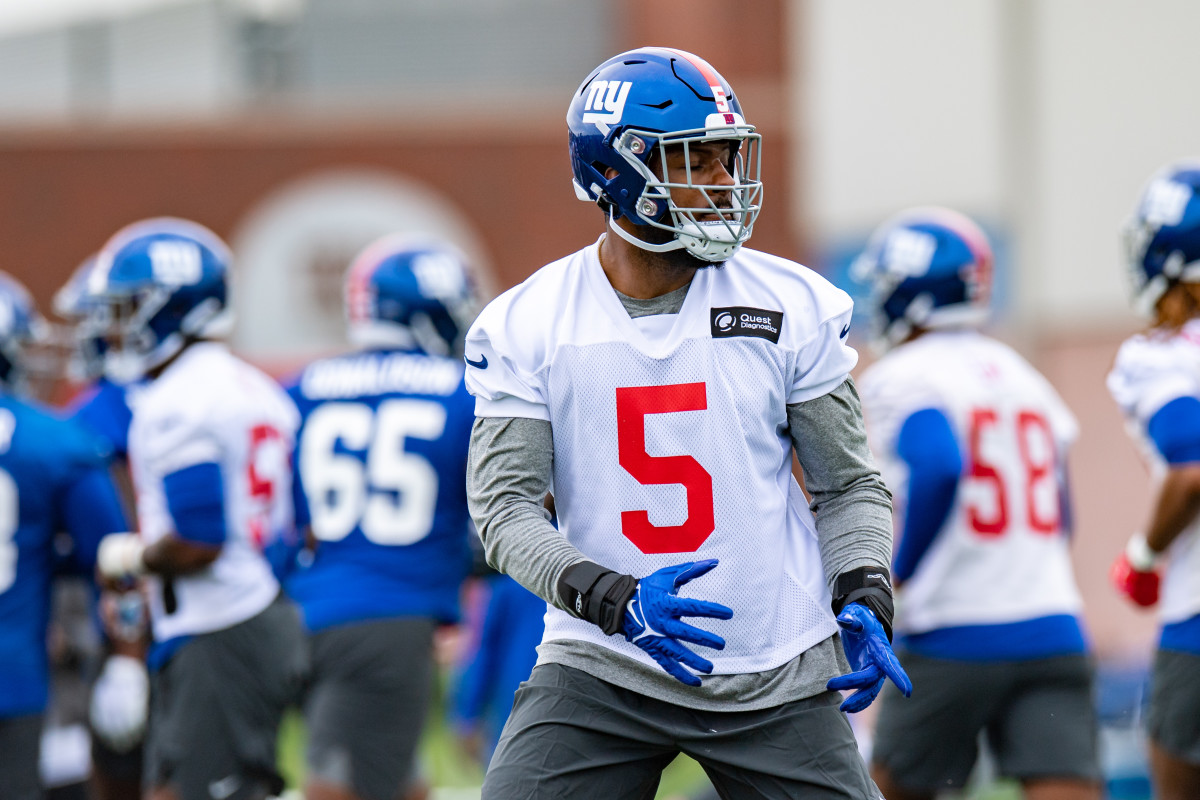 LOOK: Kayvon Thibodeaux dons NY Giants uniform for the first time