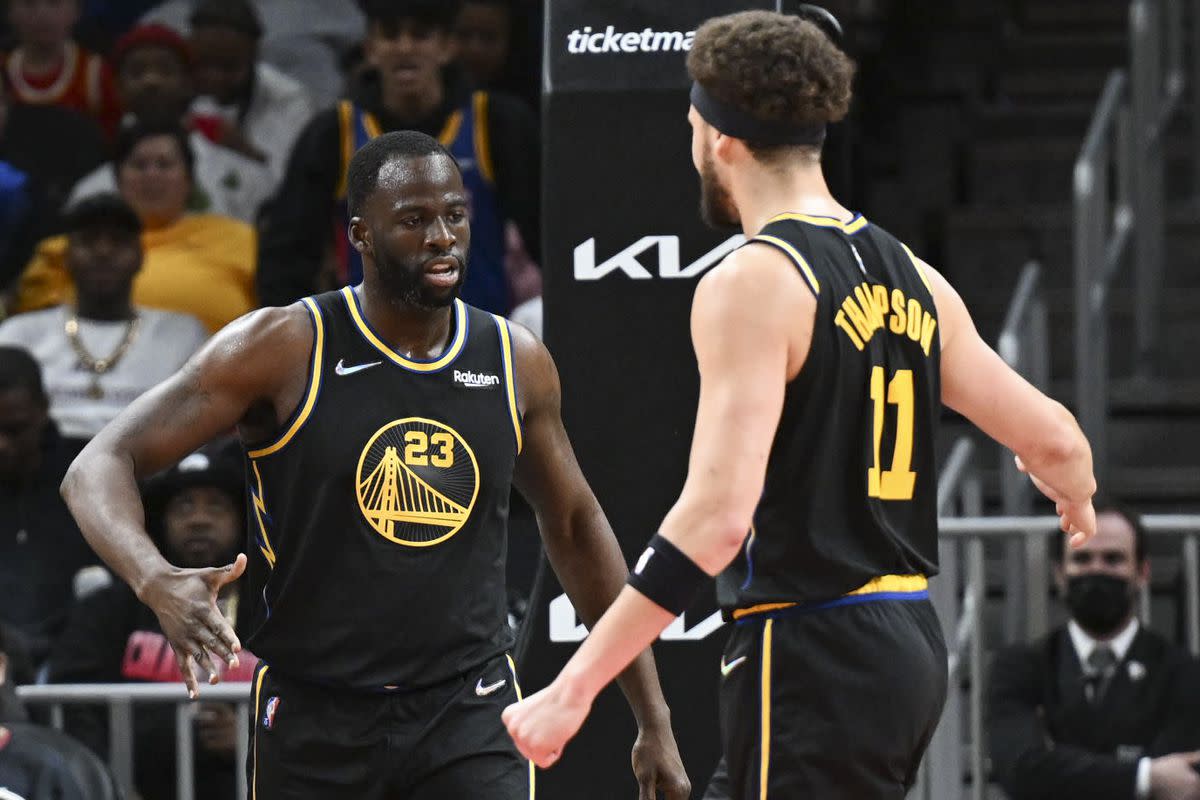 Klay Thompson and Draymond Green lead Golden State to seventh