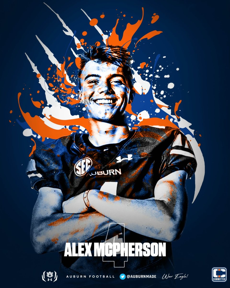 Alex McPherson's commitment graphic shared on his Twitter page, @AlexMc83.