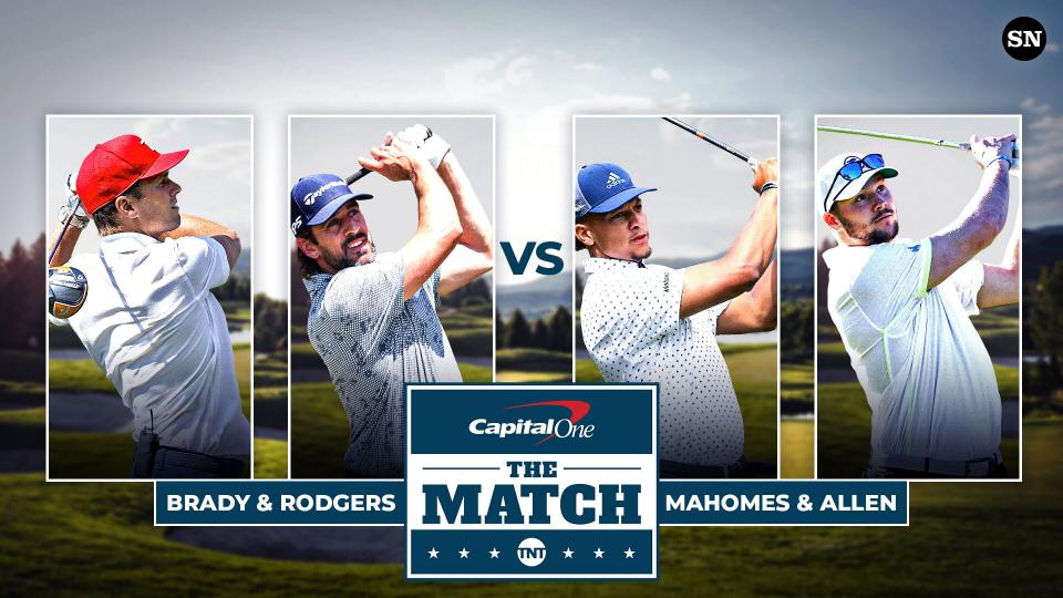 The Match 2022: Best trash talk moments from Tom Brady-Aaron Rodgers vs.  Josh Allen-Patrick Mahomes golf showdown, including peak jabs from TNT's  Charles Barkley