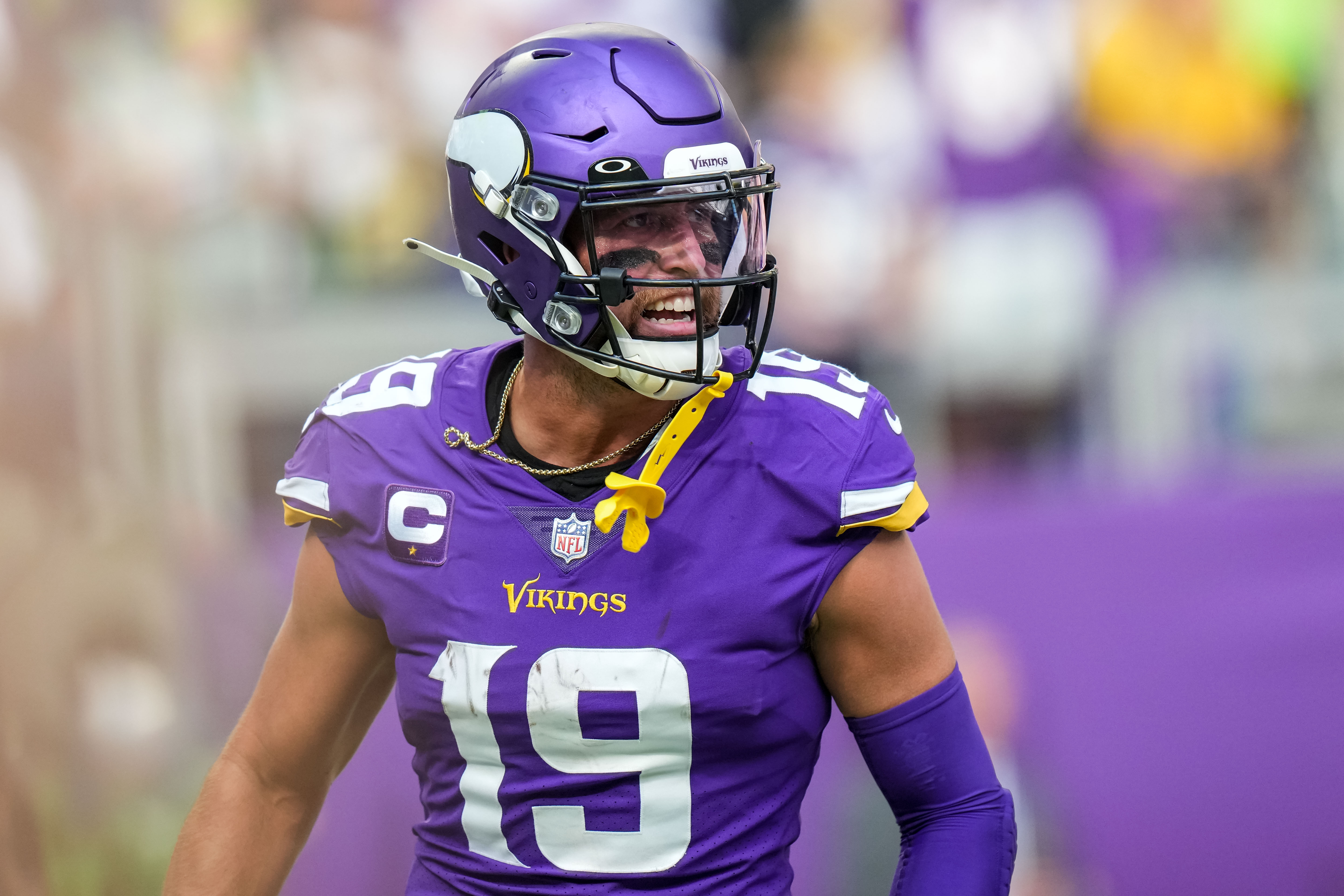 Adam Thielen misses another game; rookie wideout Ihmer Smith-Marsette  catches first TD pass