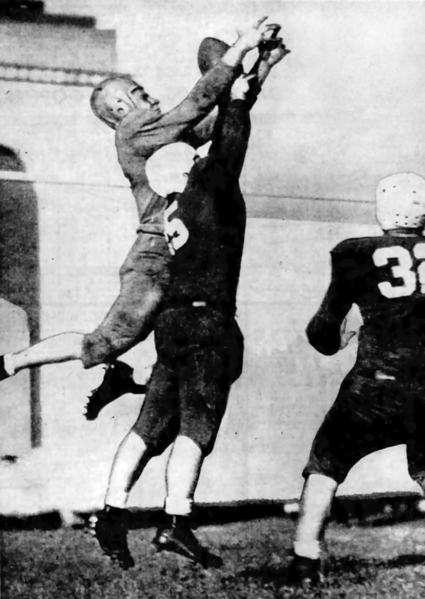 Minnesota's eighth touchdown vs Nebraska 1945