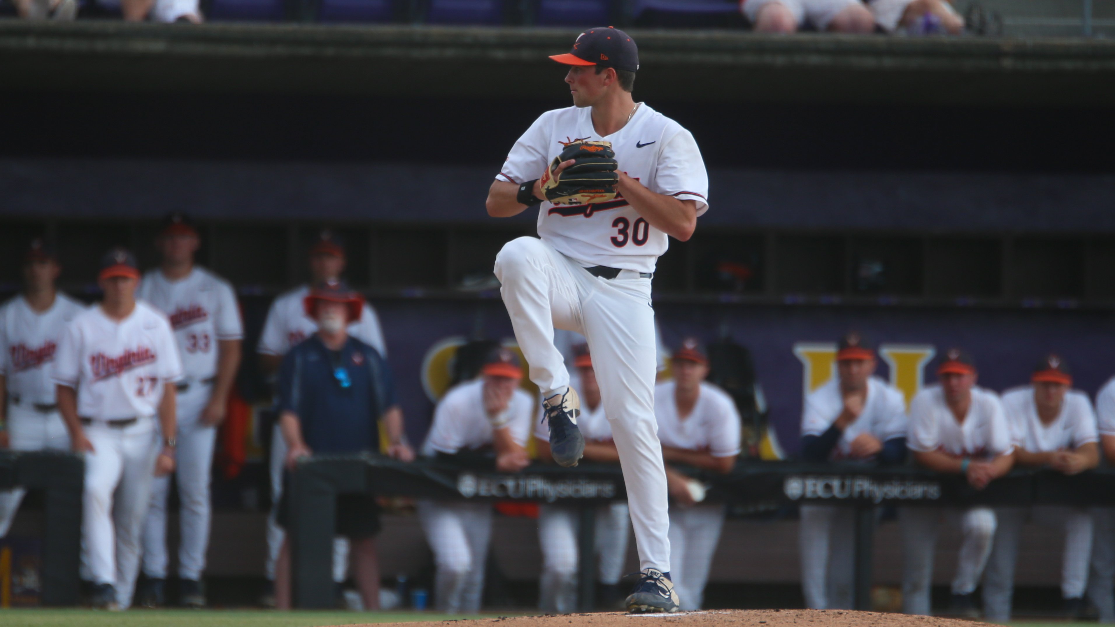 Savino and Gelof Lead Virginia to 7-2 Victory Over Coastal Carolina in NCAA Tournament