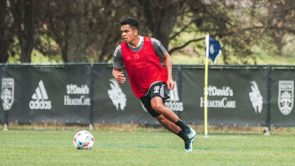 Austin FC rookie Daniel Pereira