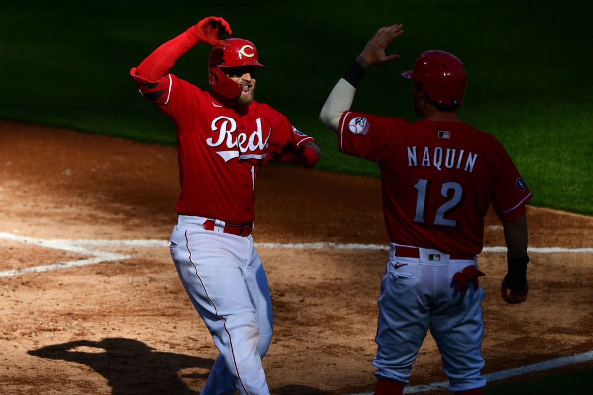 Cardinals, Reds clear benches after Nick Castellanos taunts pitcher -  Sports Illustrated