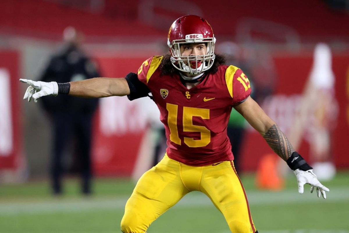 USC Trojans - Epic moment for Talanoa Hufanga.