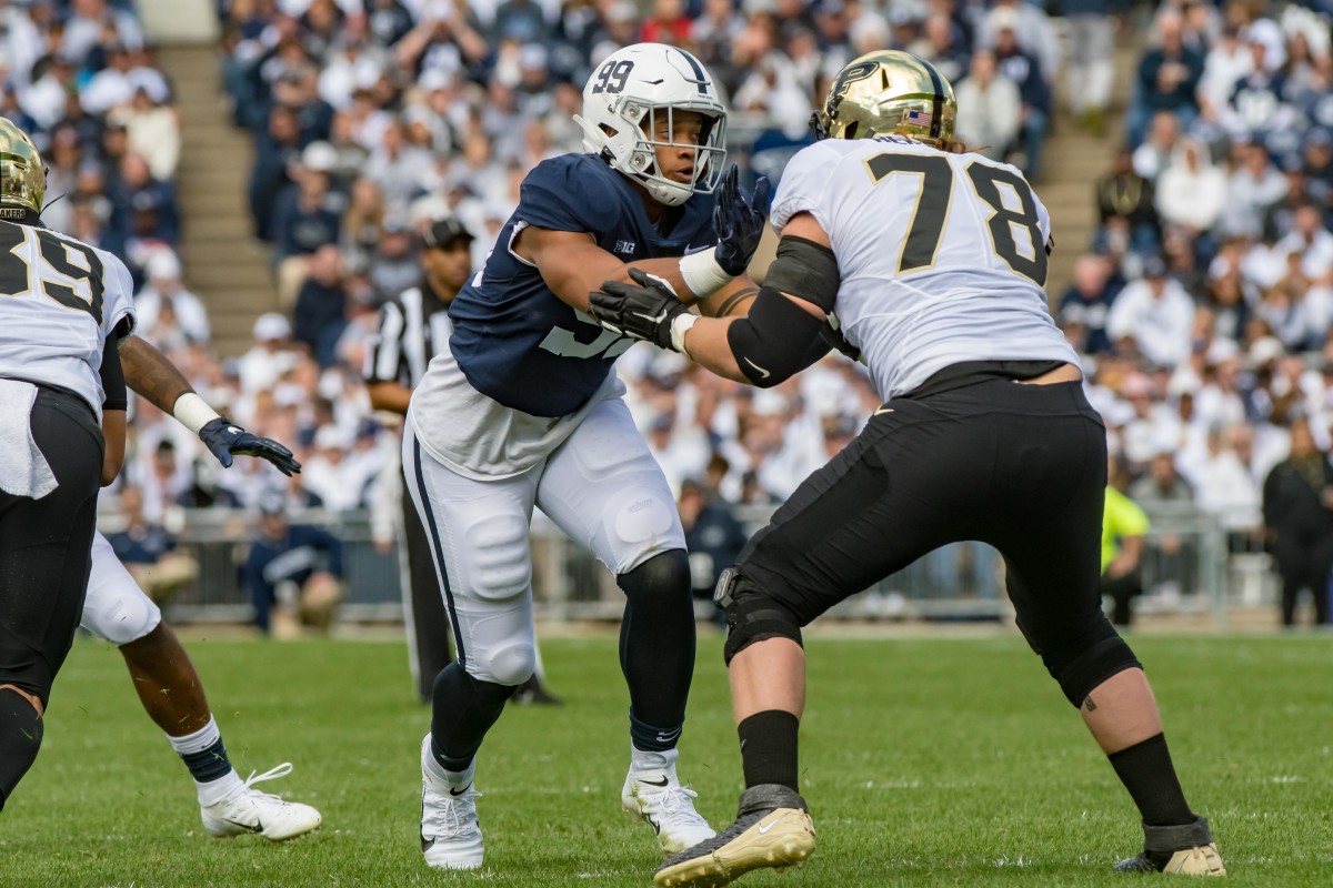 Grant Hermanns - Offensive Tackle Purdue Boilermakers 2021 NFL Draft ...