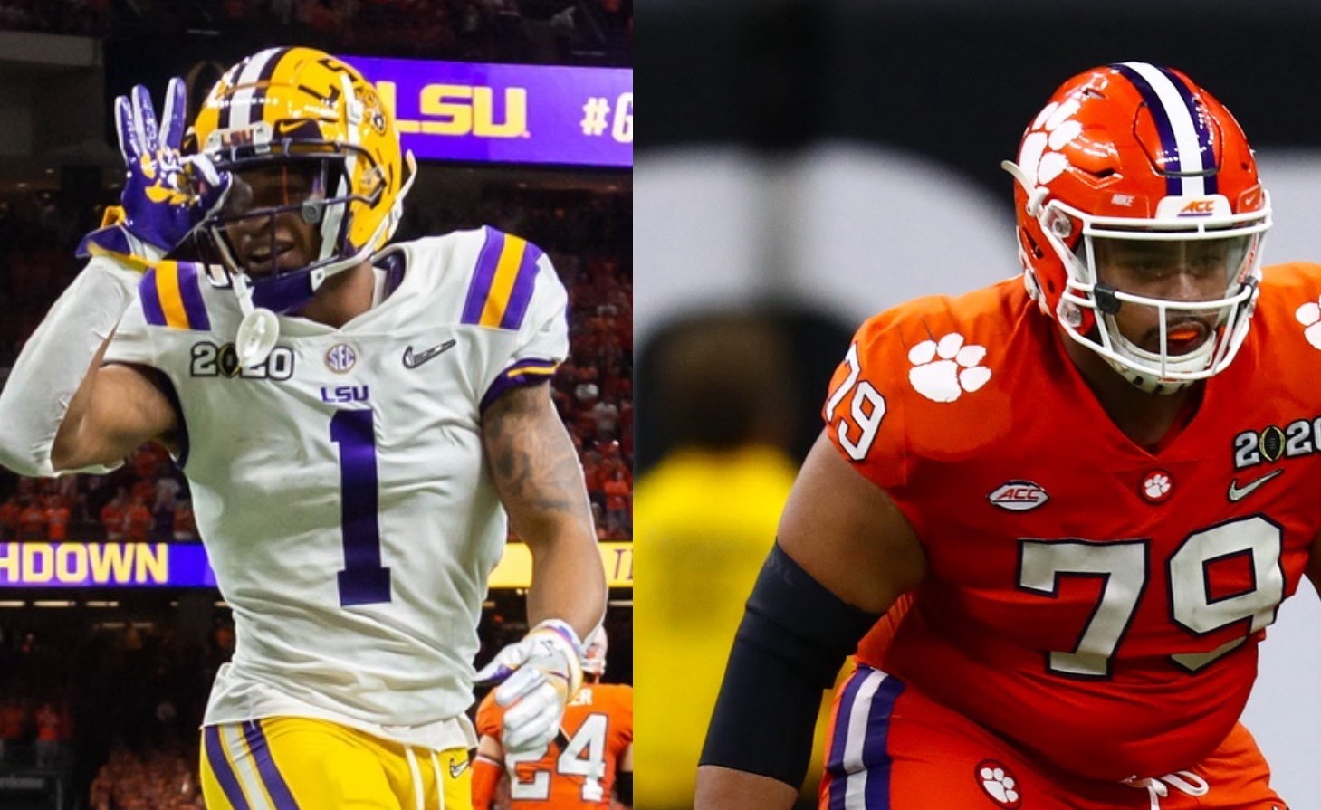 PFF on X: With the 46th pick in the 2021 NFL Draft, the Bengals select OT Jackson  Carman, Clemson #NFLDraft2021  / X