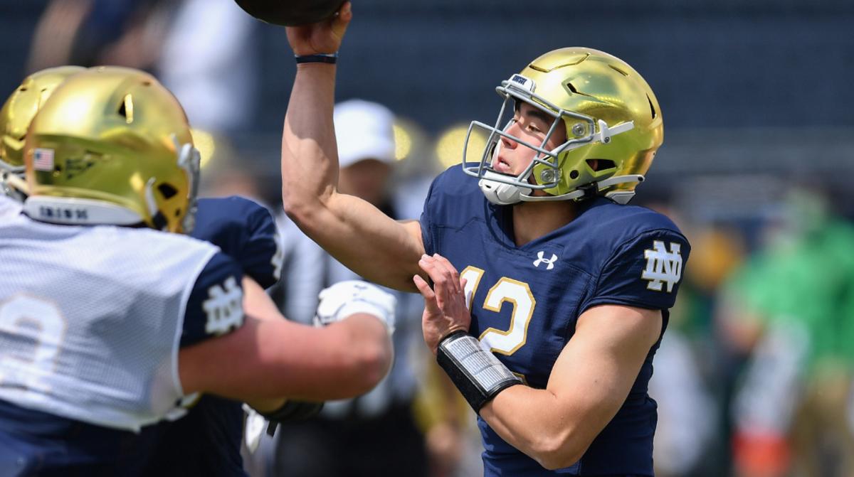 Notre Dame QB Tyler Buchner Showed Off His Immense Potential This ...