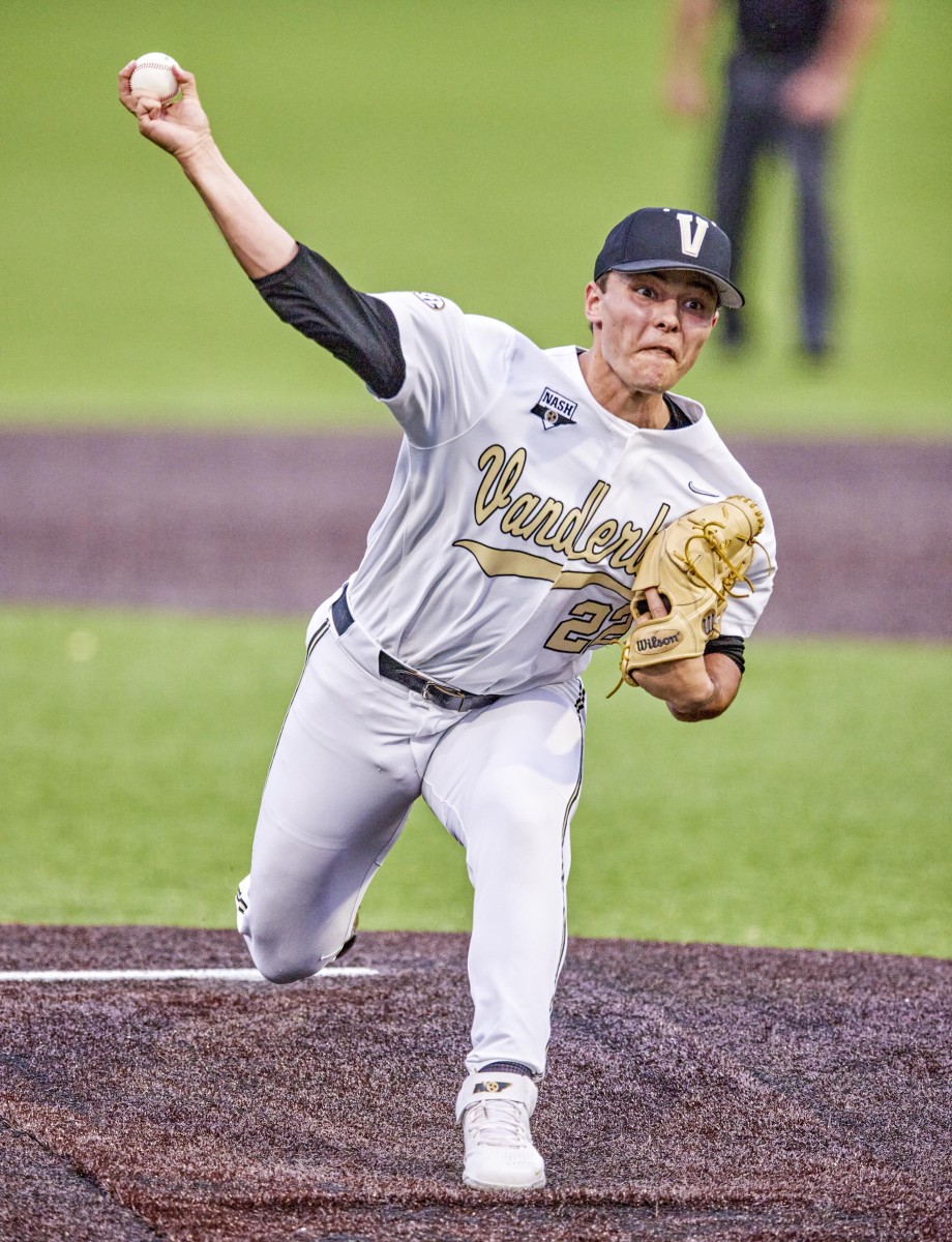 Jack Leiter has 5 no-hit innings, 12 strikeouts in Vanderbilt baseball debut
