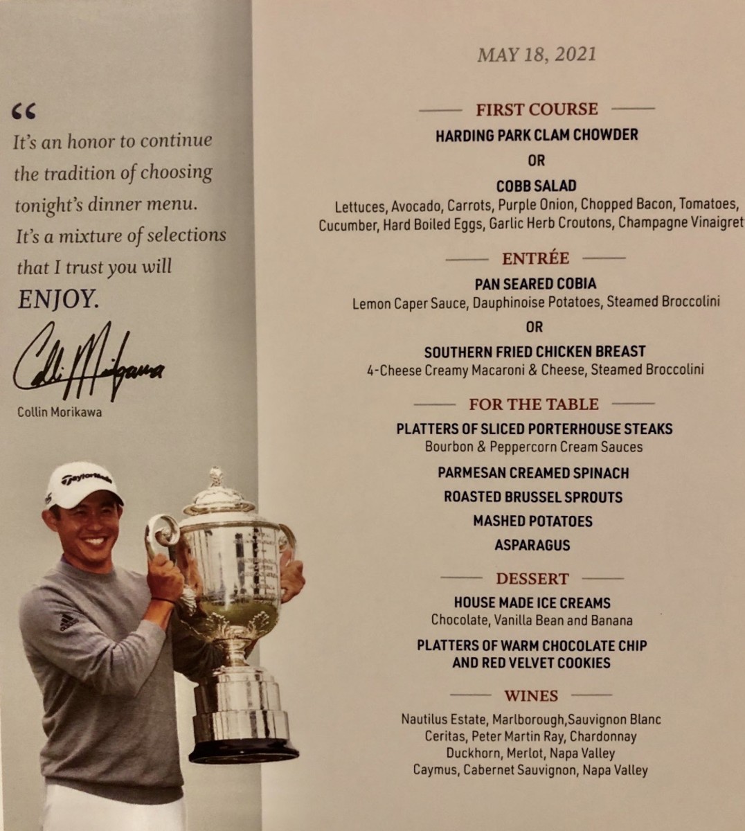 Collin Morikawa Revels in New Role as PGA DC Host of Champions Dinner