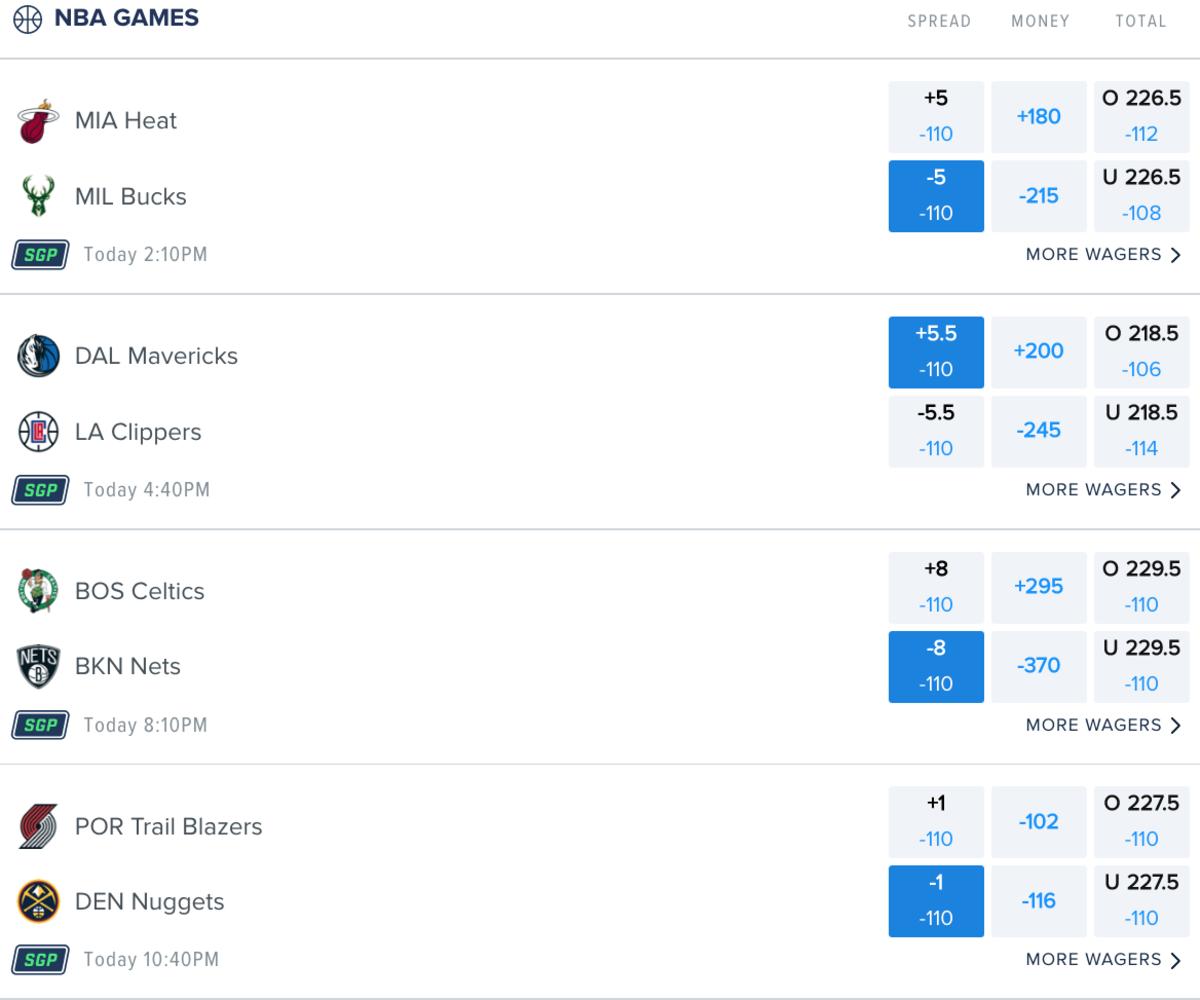 2021 NBA Finals & Playoffs Betting - Basketball Conference Futures