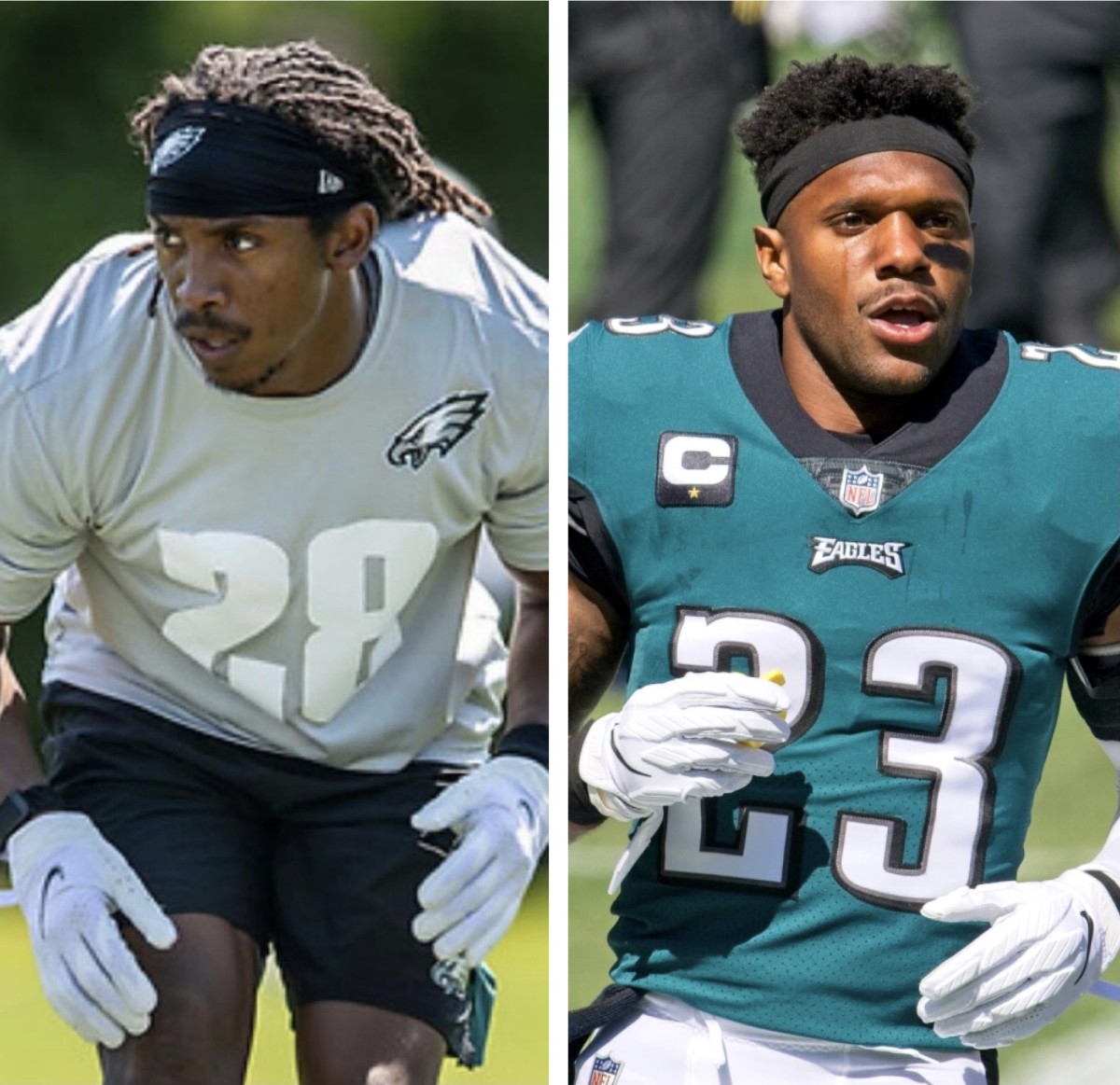 Who is available for the Eagles at safety?