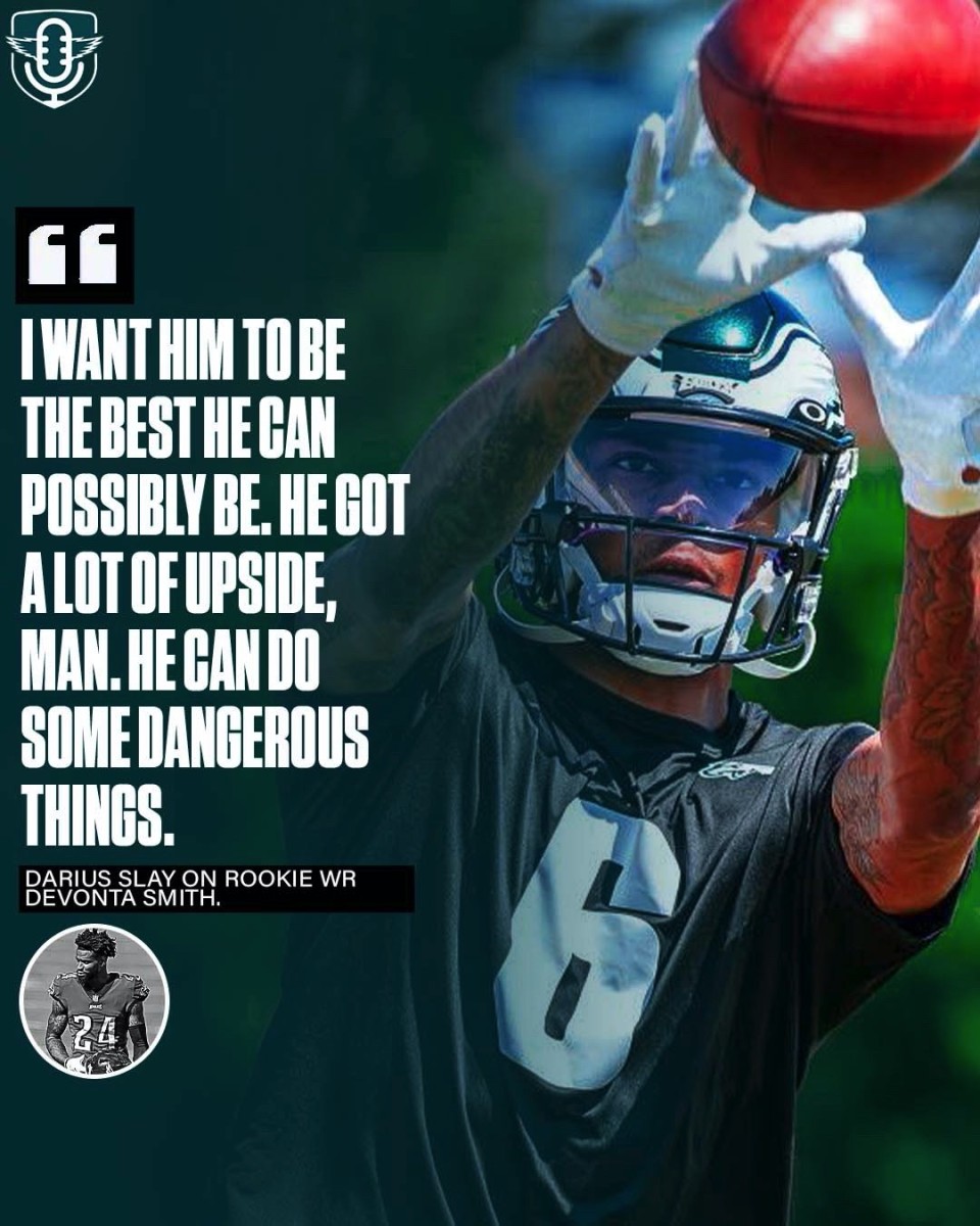 Darius Slay on DeVonta Smith