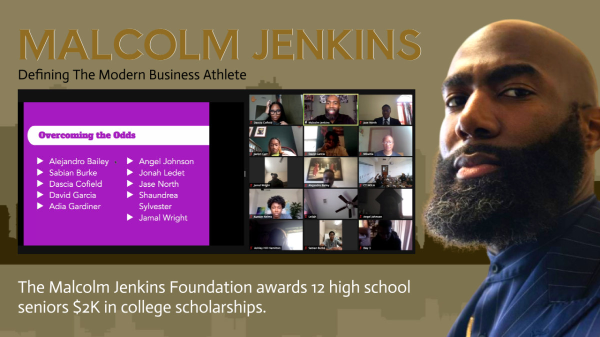 Malcolm Jenkins' Foundation Awards 12 High School Seniors with $2K in College Scholarships