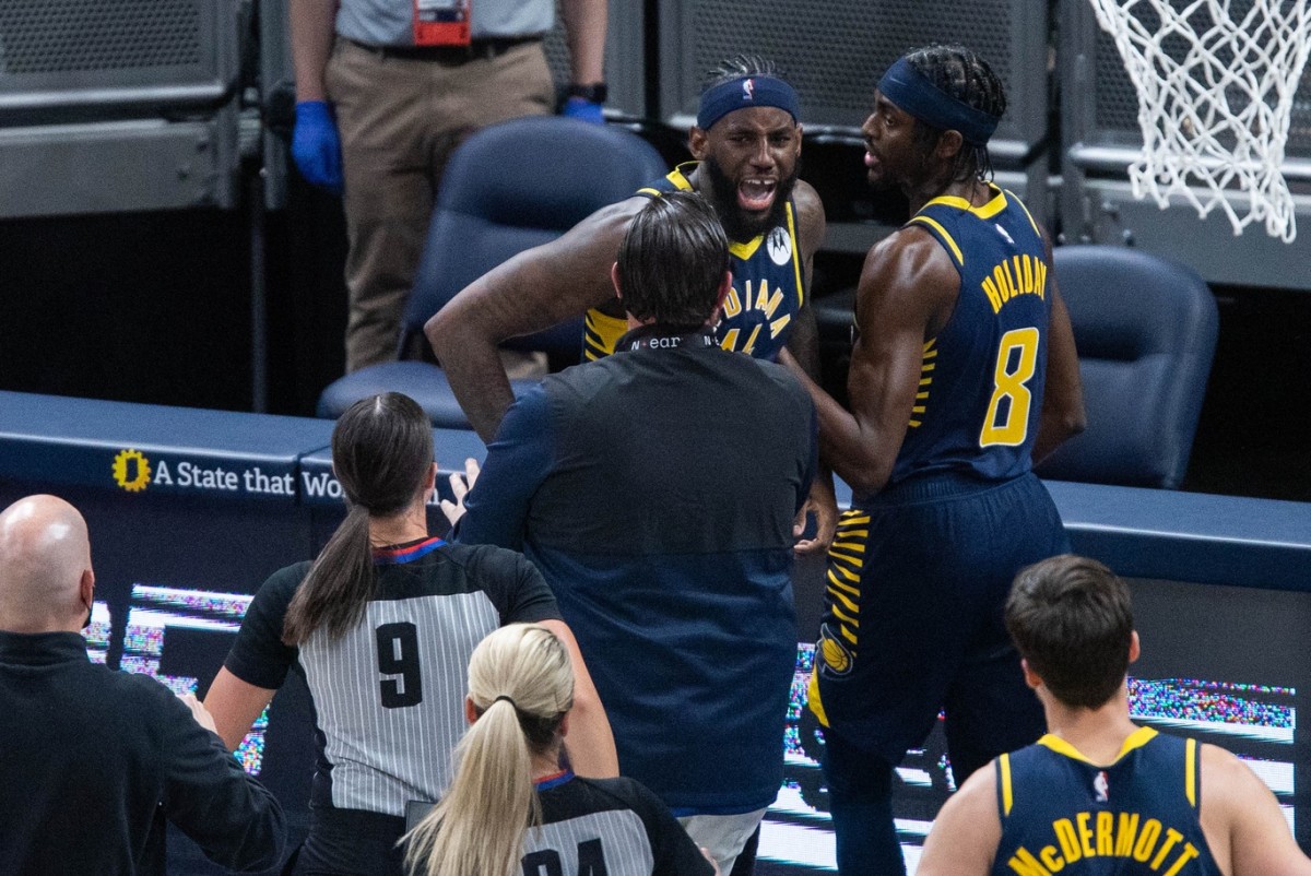 Pacers Justin Holiday And Jakarr Sampson Attend Indy 500 Sports