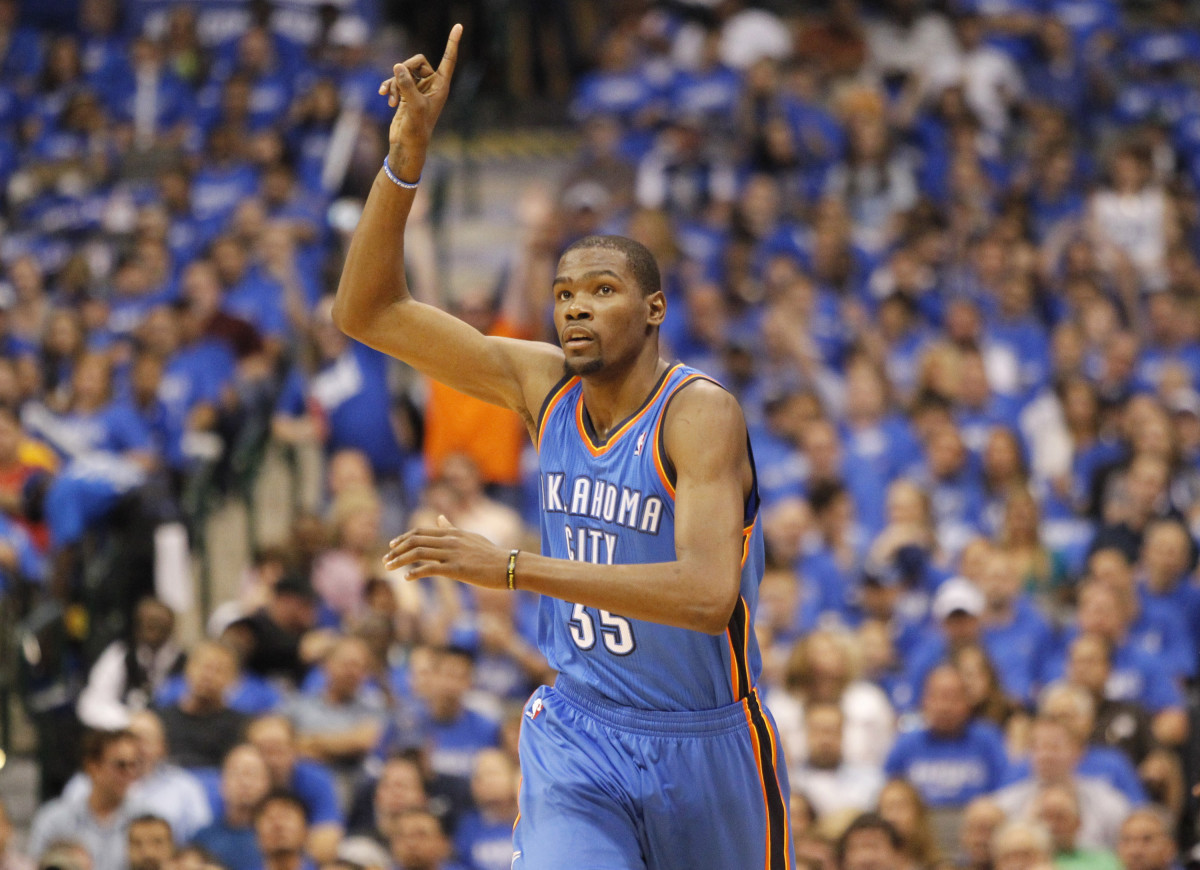 OKC Thunder: Kevin Durant attending Collison's jersey retirement - a step  to reconciliation