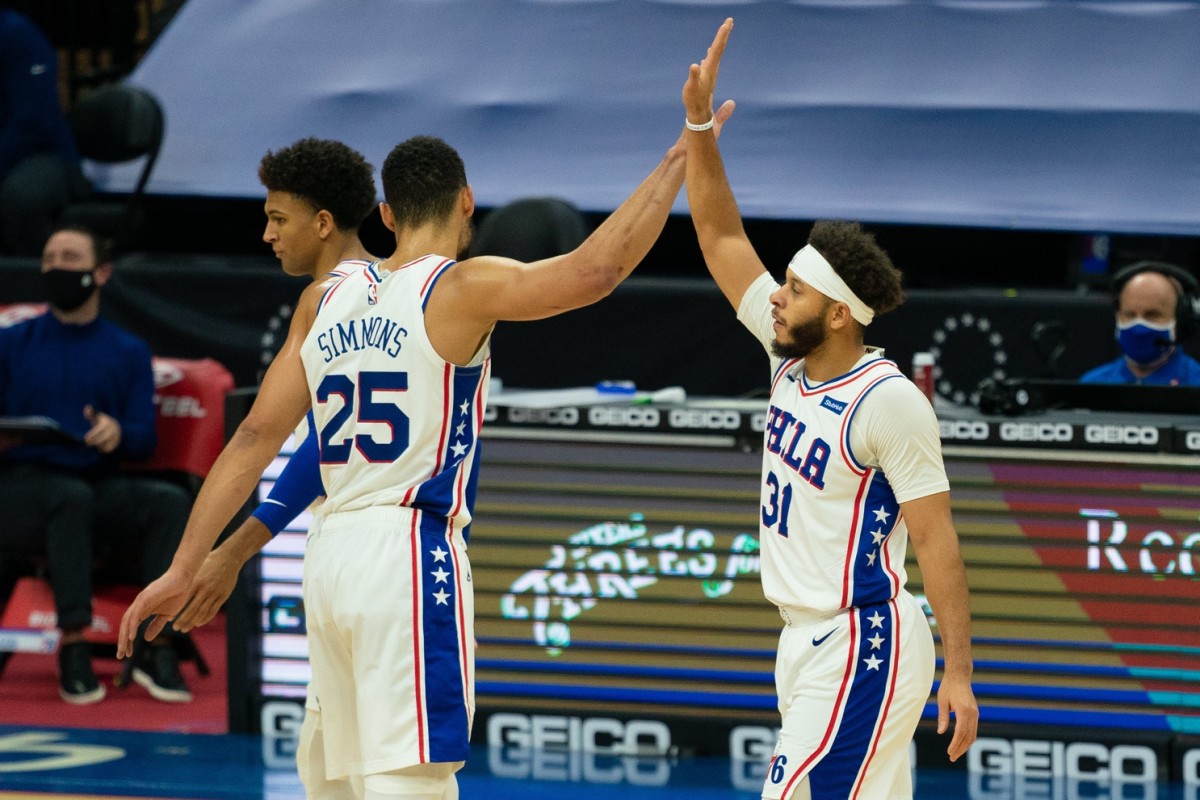 Sixers' Seth Curry Met Ben Simmons' Pregame Challenge Game ...