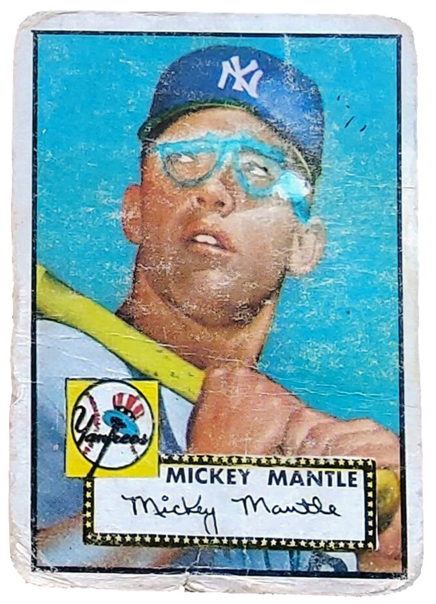 1952 Bowman Mickey Mantle Reprint Rookie Card