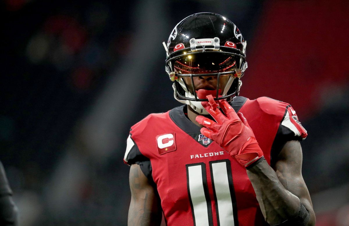 Julio Jones declines A.J. Brown's offer of No. 11