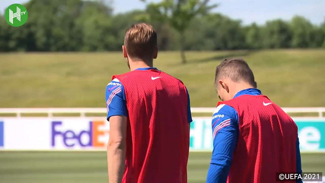 England players put through their paces before Euro 2020 ...