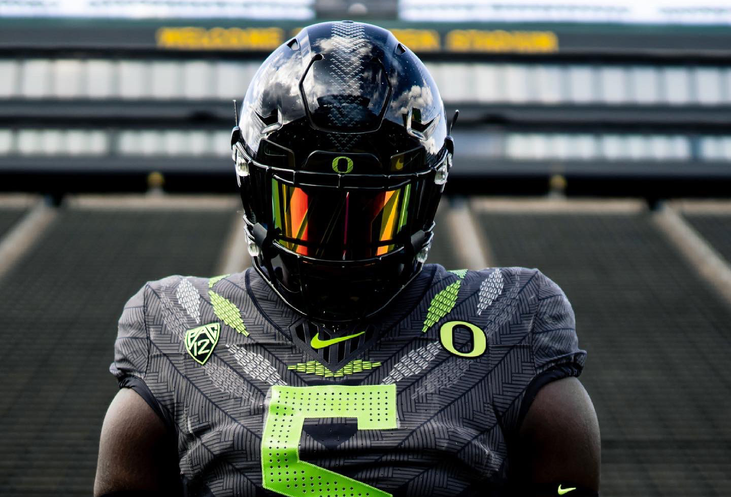 oregon football visor