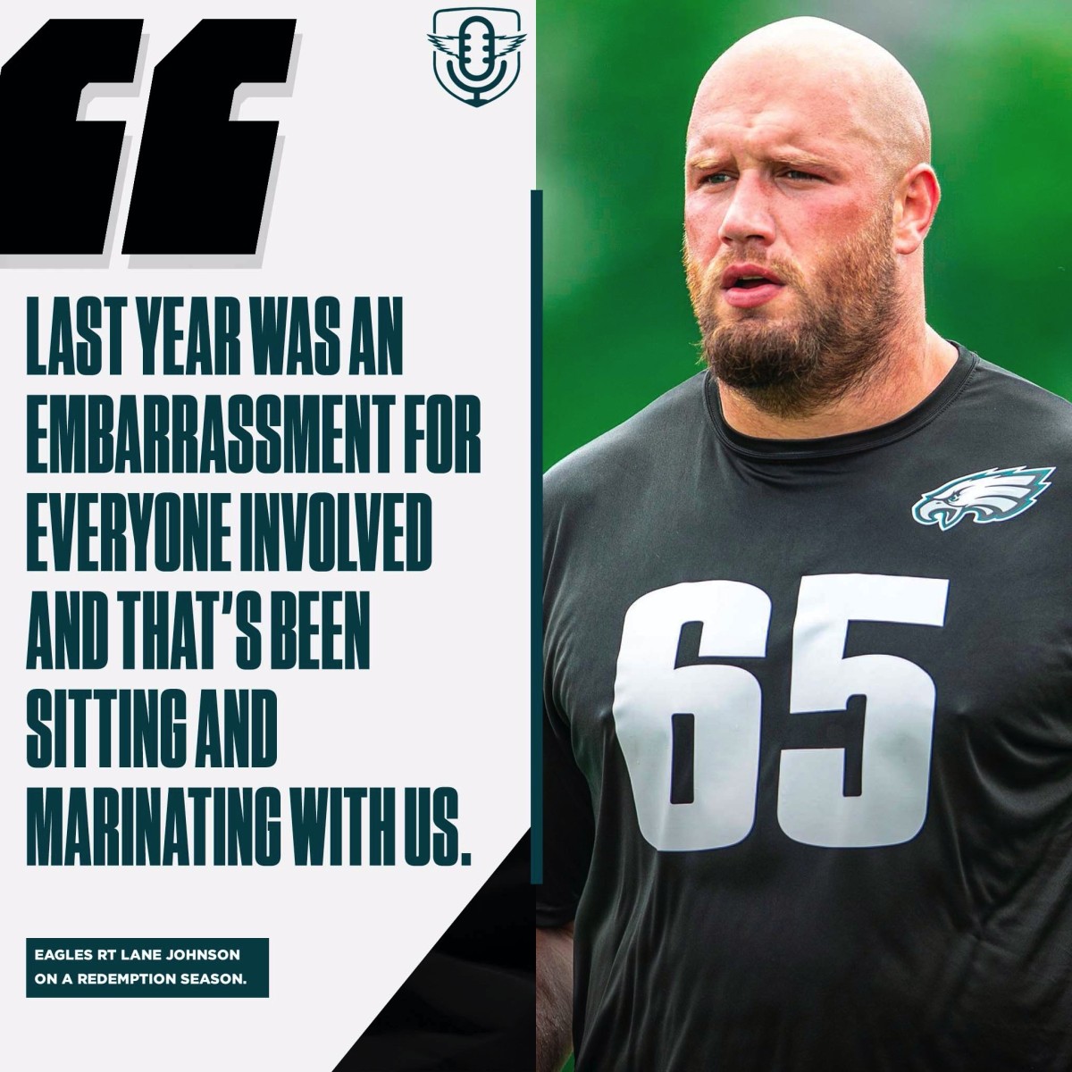 Eagles OT Lane Johnson