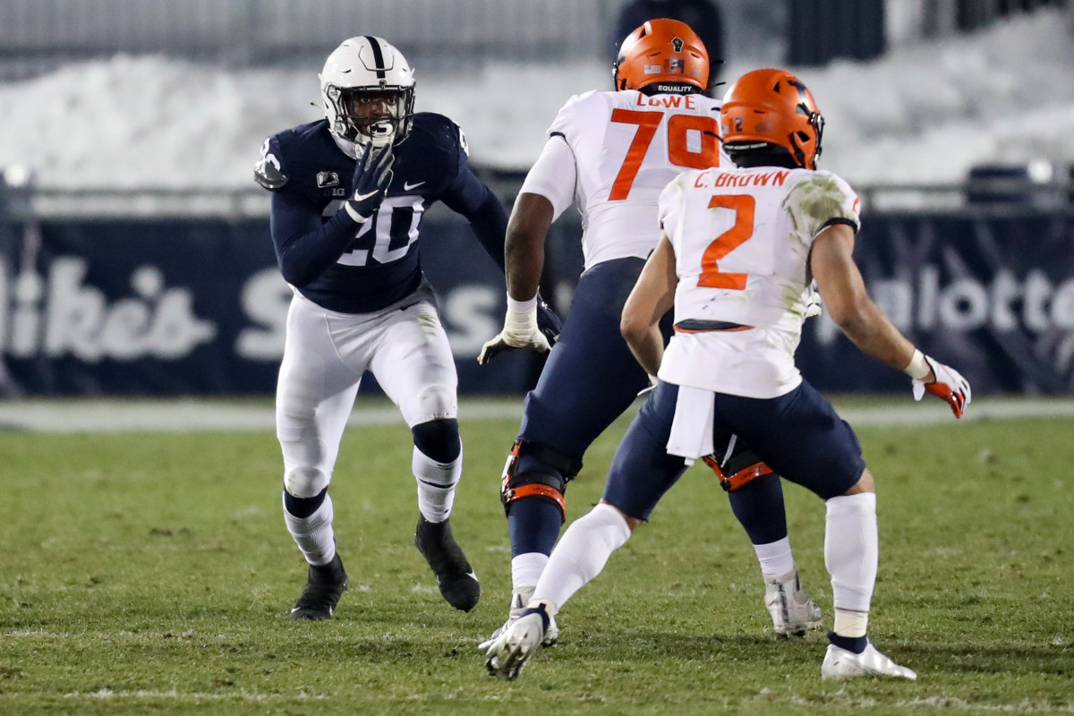 Top 35 Plays of Penn State DE Shaka Toney  Big Ten Football in the 2021  NFL Draft 