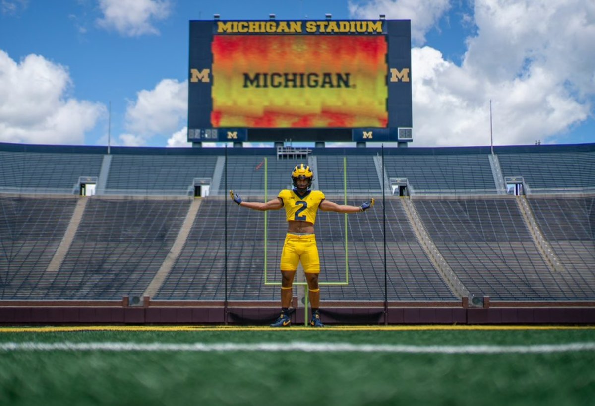 Cheeks during his official visit to Michigan this week.