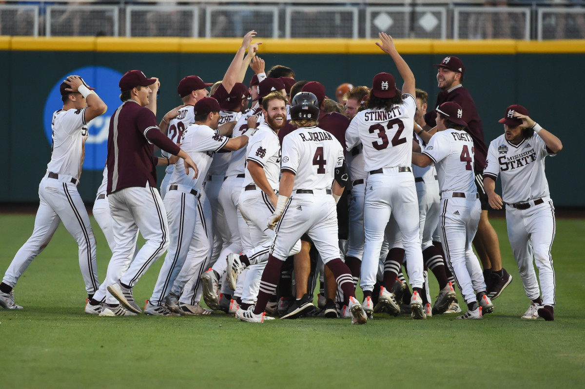 How Mississippi State baseball uniforms aided in College World Series  walk-off win over Auburn
